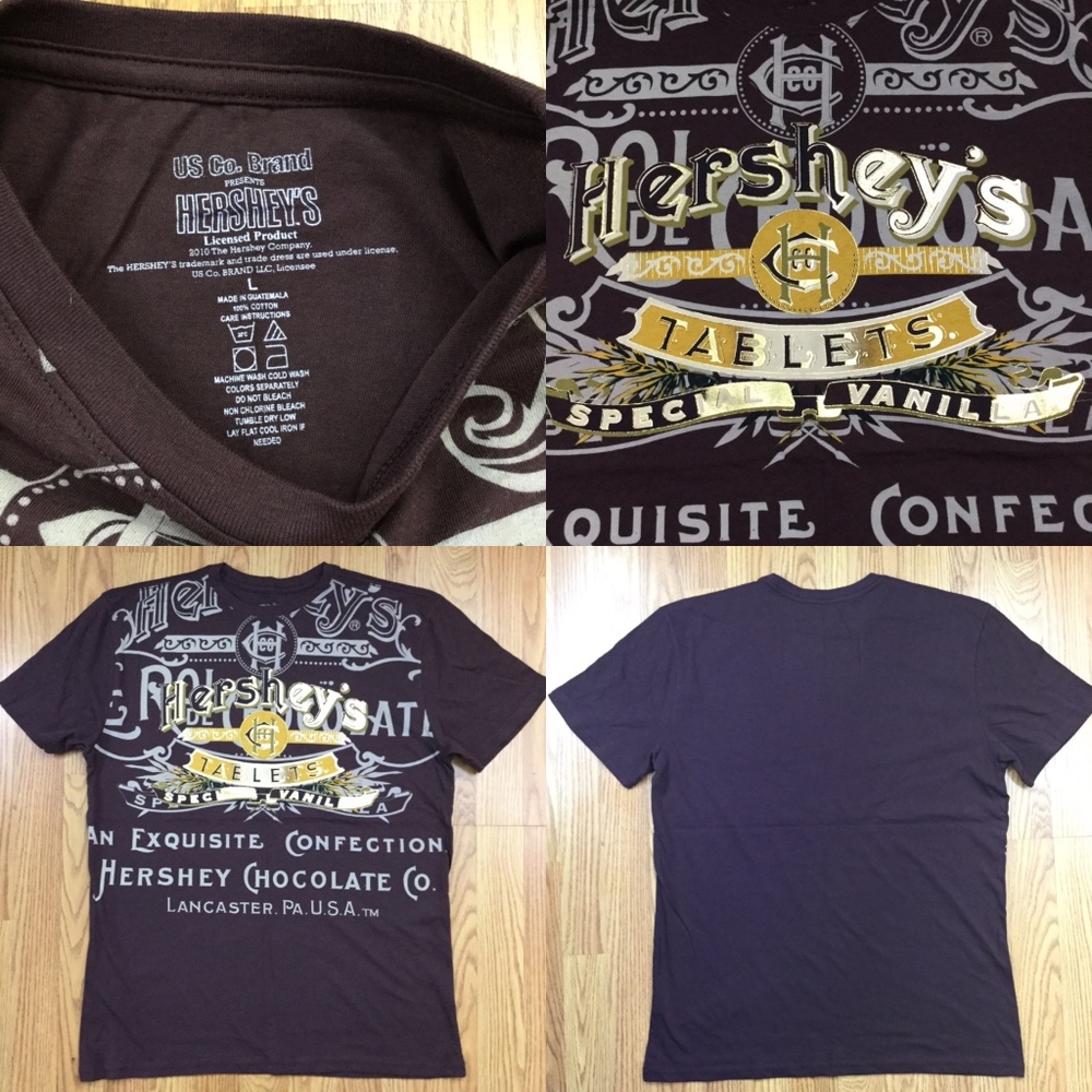 HERSHEY'S CHOCOLATE CO FOIL MEN'S TEE - Picture 5 of 5